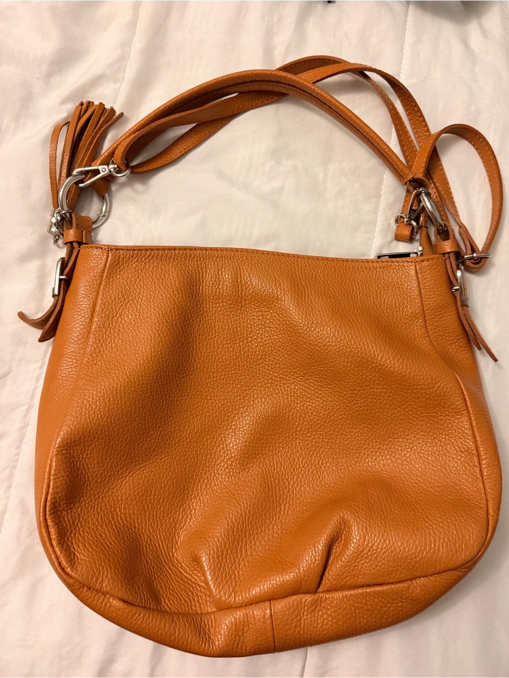 Tan Leather Shoulder Bag